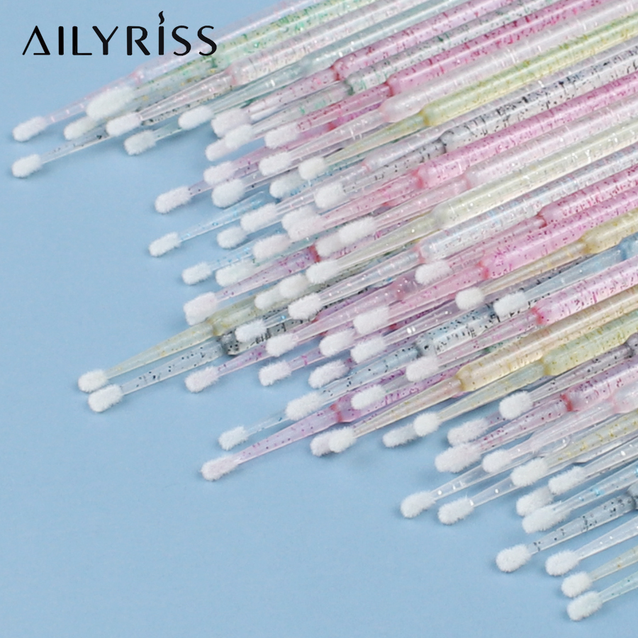 Eyelash Extension Remover - Jednorazowe szczoteczki do rzęs Wacik 100