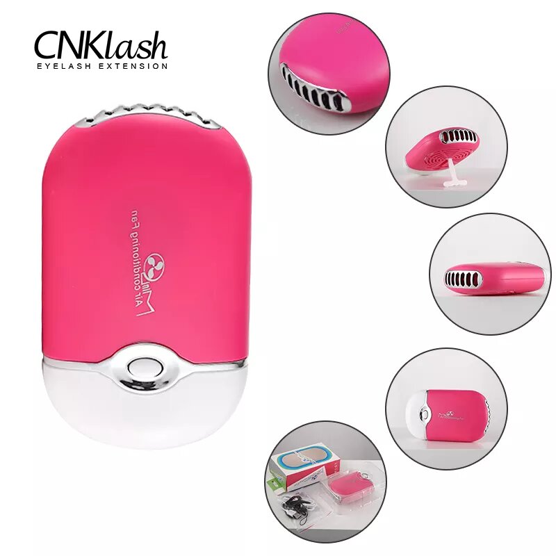 Eyelash Extension Remover At Home - USB Mini Eyelashes Fan Grafting Eyelash