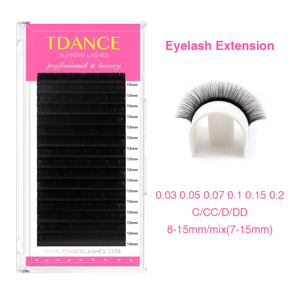 Eyelash Extension Korea Natural - TDANCE przedłużanie rzęs 16 rzędów Korea