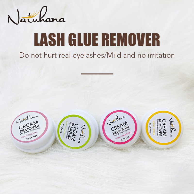 Eyelash Extension Gel Remover - NATUHANA Profesjonalny Krem do Usuwania Kleju