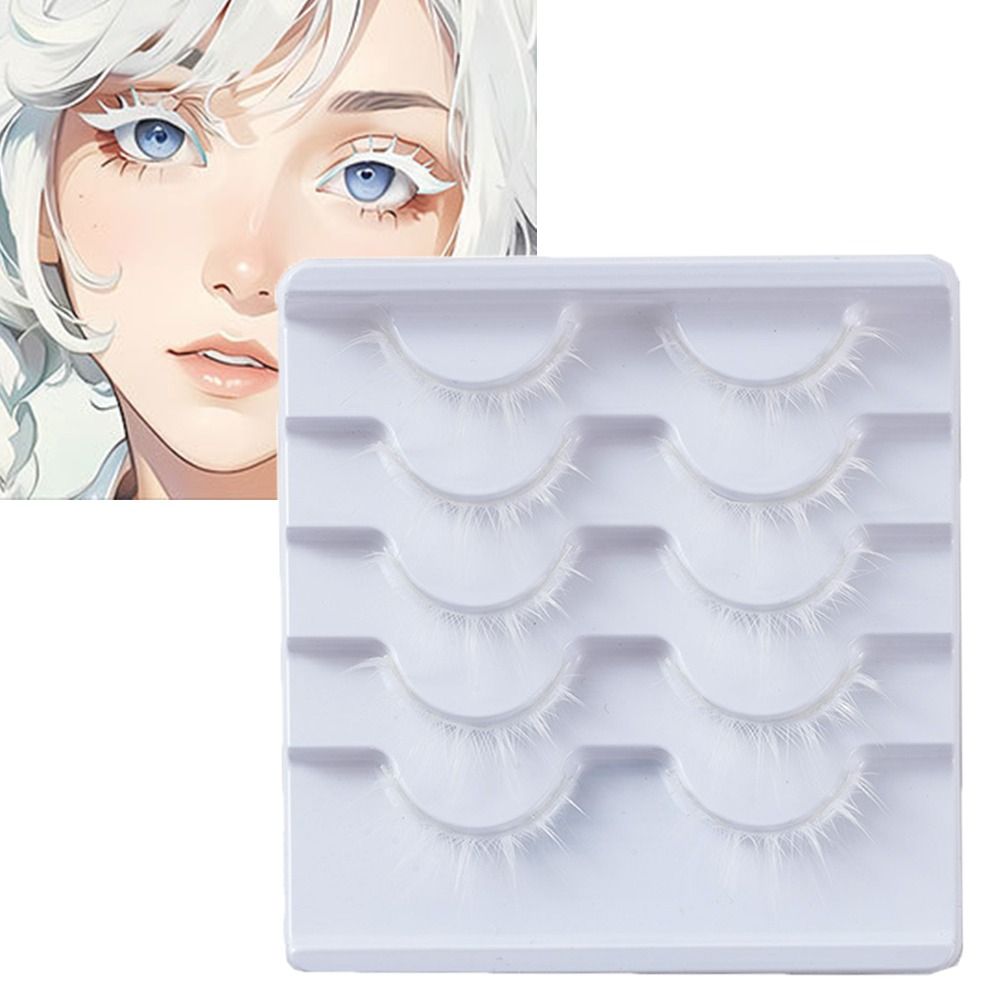 Eyelash Extension Japanese Style - Hot White White Anime Eyelashes Japanese