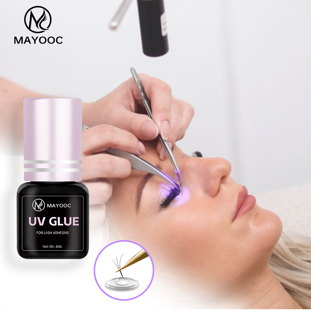 Eyelash Extension Last - MAYOOC szybkoschnący 0.1S UV klej do