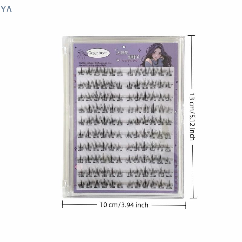 Eyelash Extension With Glue - 【SA】【SA】Sztuczne rzęsy bez kleju, wzór słoneczny,