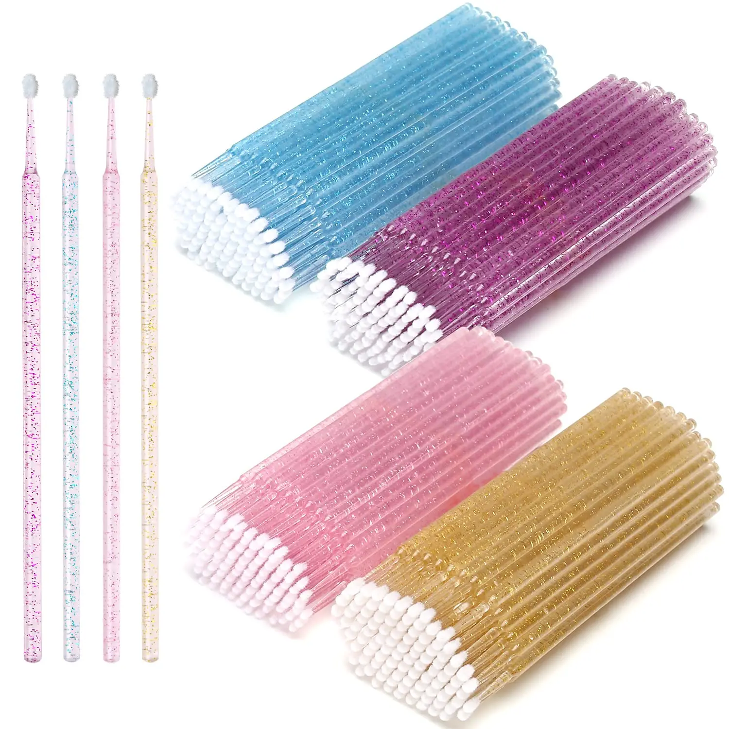Eyelash Extension Remover - 100 sztuk/partia jednorazowe szczoteczki do rzęs