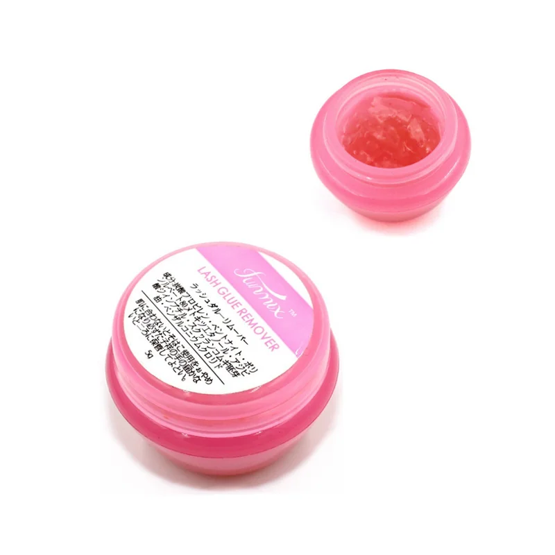 Eyelash Extension Gel Remover - Funmix 1 szt. 5g różowy środek