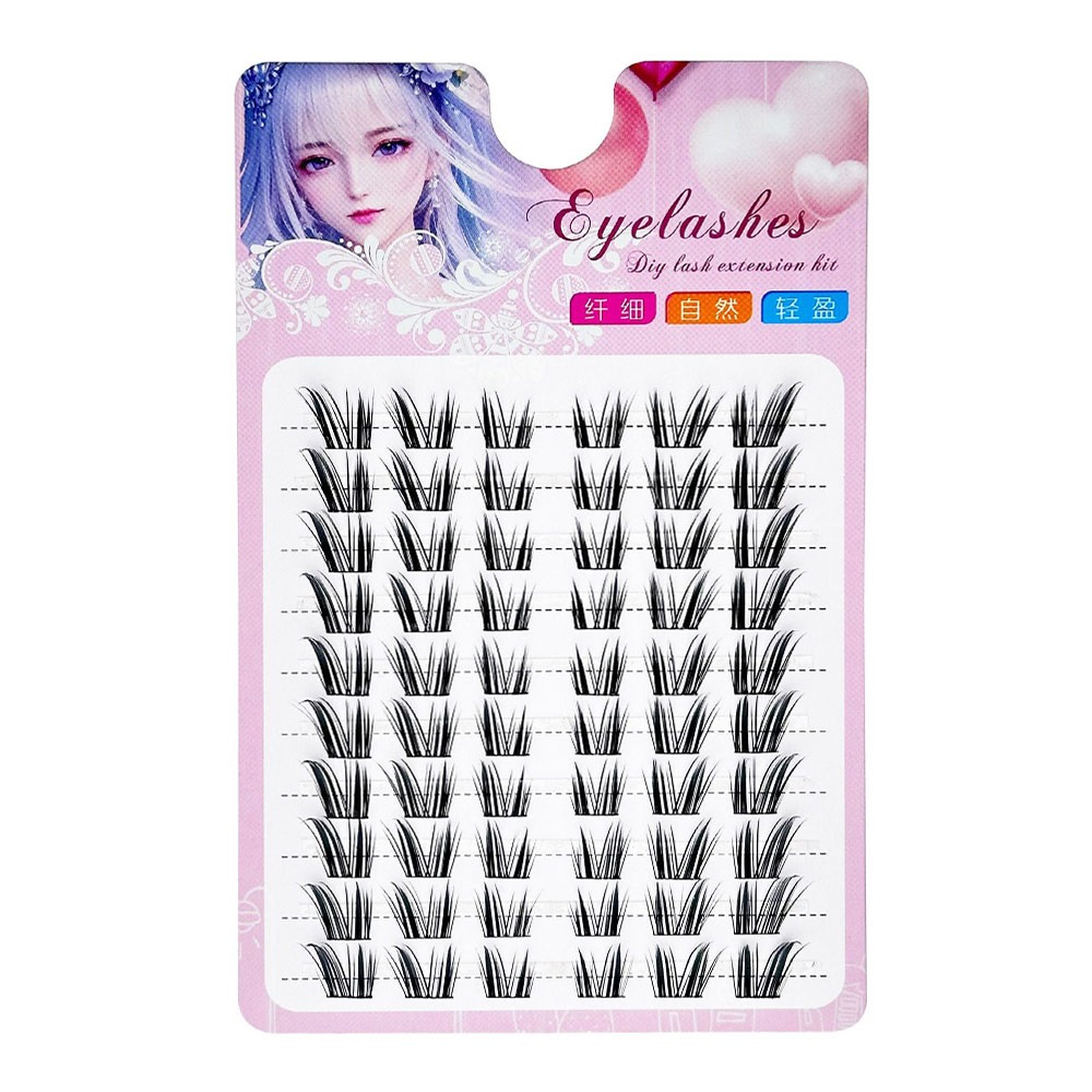 Eyelash Extension Wet Look - Wielokrotnego użytku kępki rzęs typu kocie