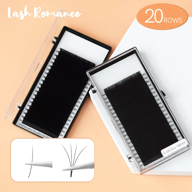 Eyelash Extension Korea Natural - H&L OD 1990 ROKU Pojedyncze Rzęsy