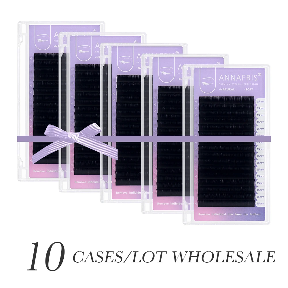 Eyelash Extension Korea Natural - ANNAFRIS klasyczne indywidualne przedłużanie rzęs 10