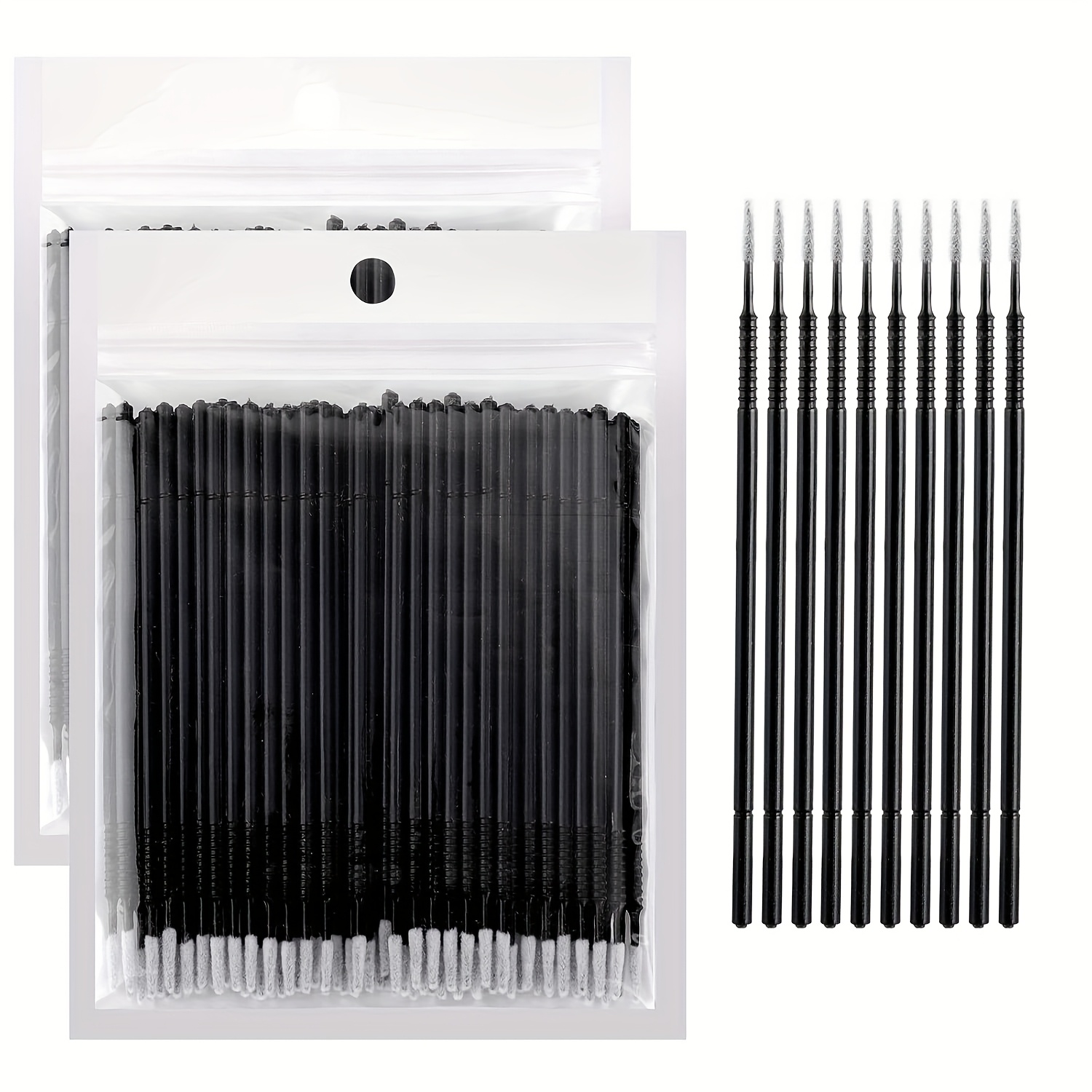 Eyelash Extension Remover - 200 SZT. Jednorazowe mikro szczoteczki do