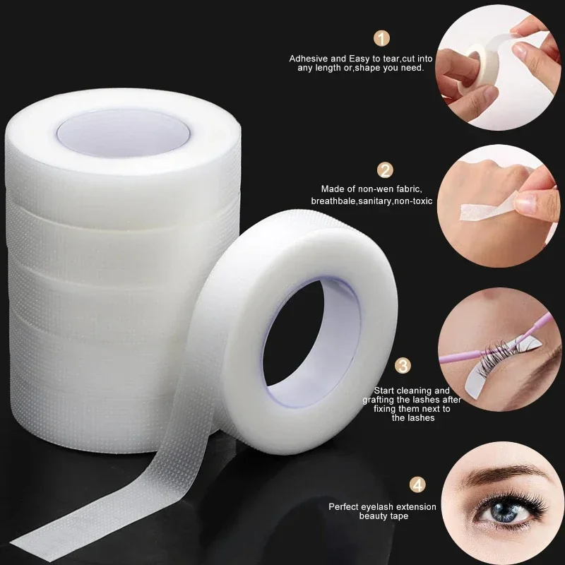 Eyelash Extension Remover At Home - Przezroczysta, oddychająca taśma do rzęs z