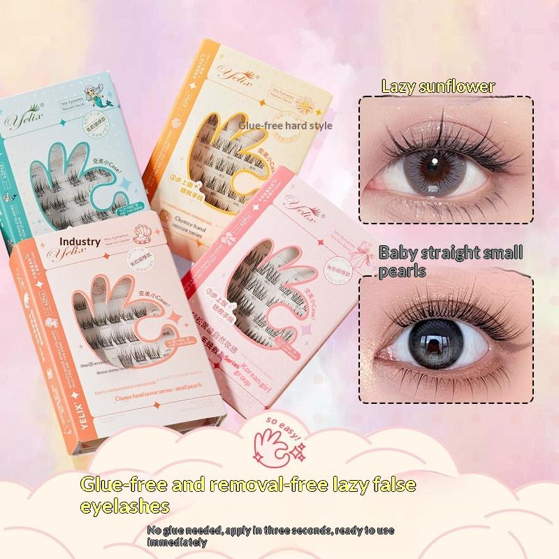 Eyelash Extension With Glue - 7 rzędów samoprzylepnych rzęs bez kleju,