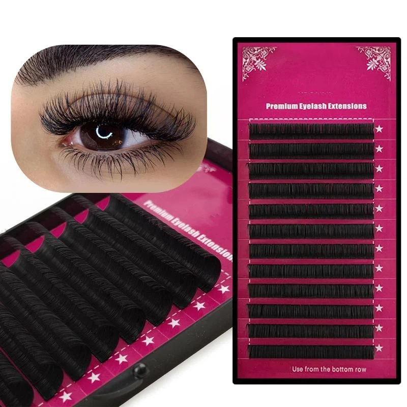 Eyelash Extension Individual - 【M】Rzęsy do przedłużania, pojedyncze, mieszane rozmiary,