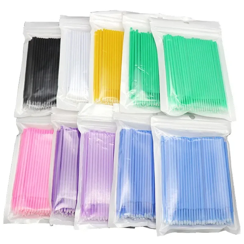 Eyelash Extension Remover - vvocci 100 SZT. Jednorazowe mikro szczoteczki