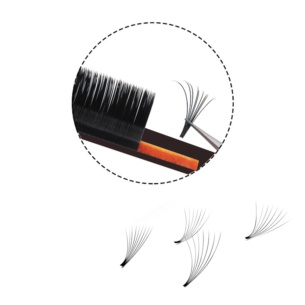 MASSCAKU Easy Fanning Volume M – Eyelash Extension Human Hair recenzja i cena