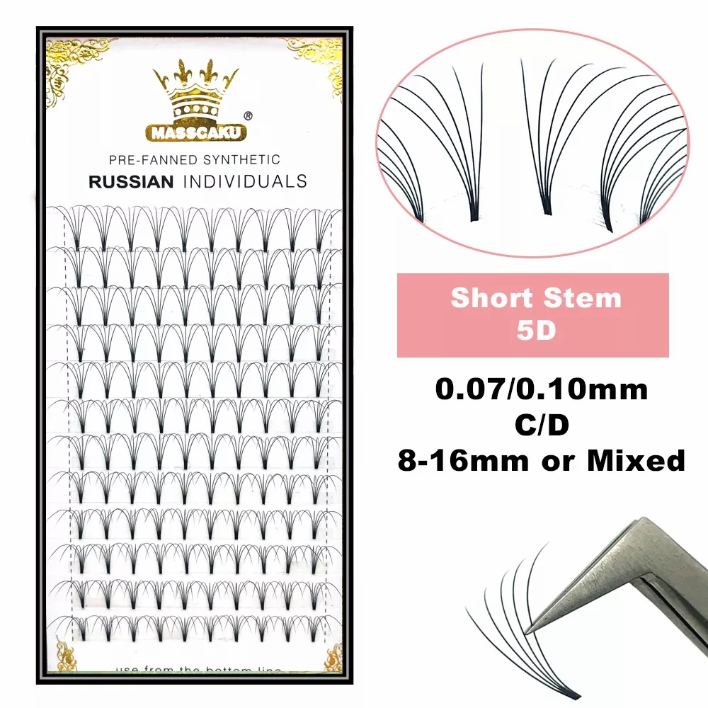 MASSCAKU Premade Russian Volum – Eyelash Extension Remover At Home recenzja i cena