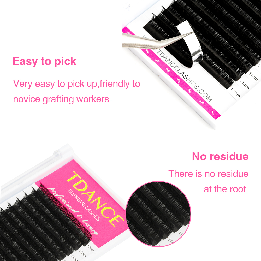 TDANCE przedłużanie rzęs 16 rz – Eyelash Extension Korea Natural recenzja i cena