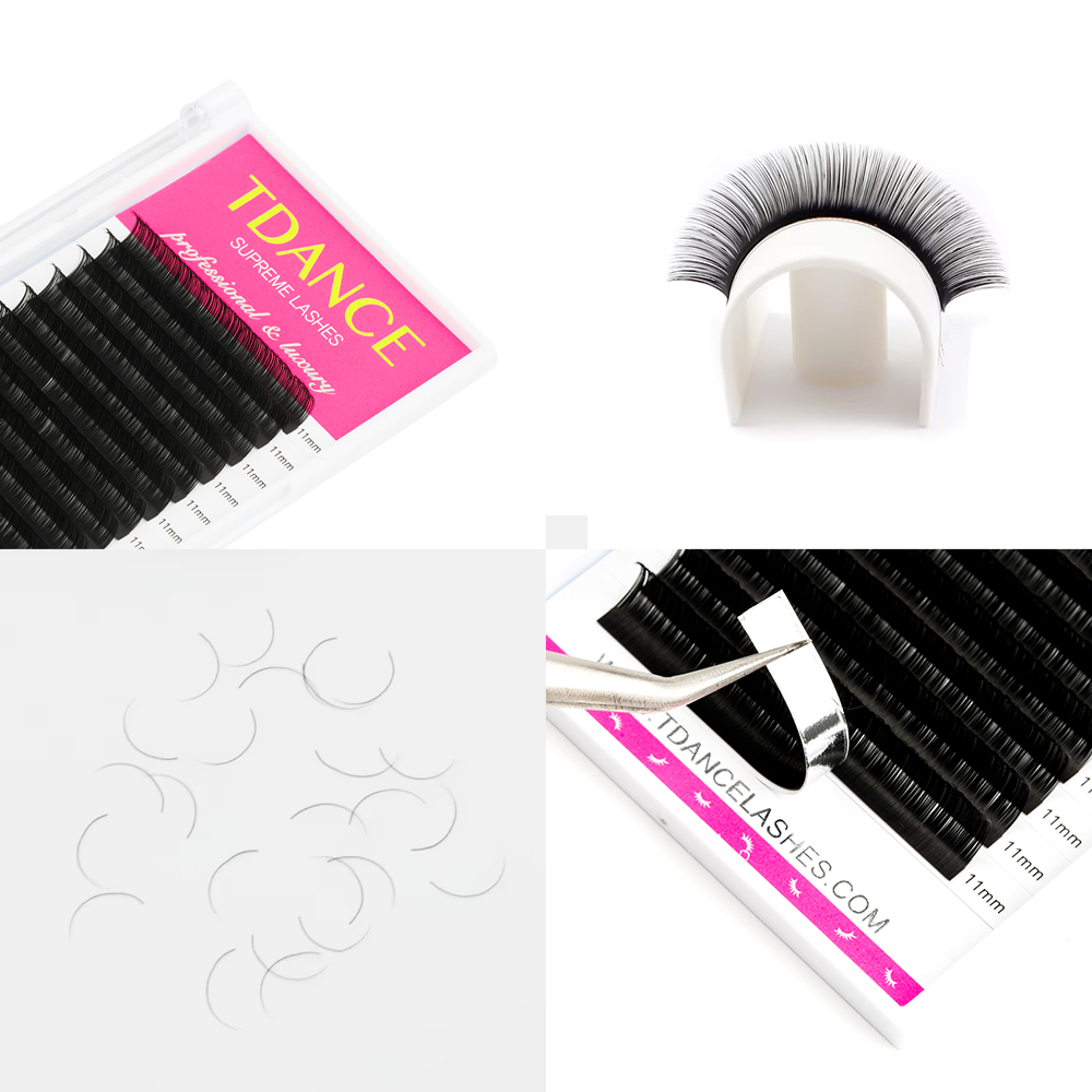 TDANCE przedłużanie rzęs 16 rz – Eyelash Extension Korea Natural recenzja i cena