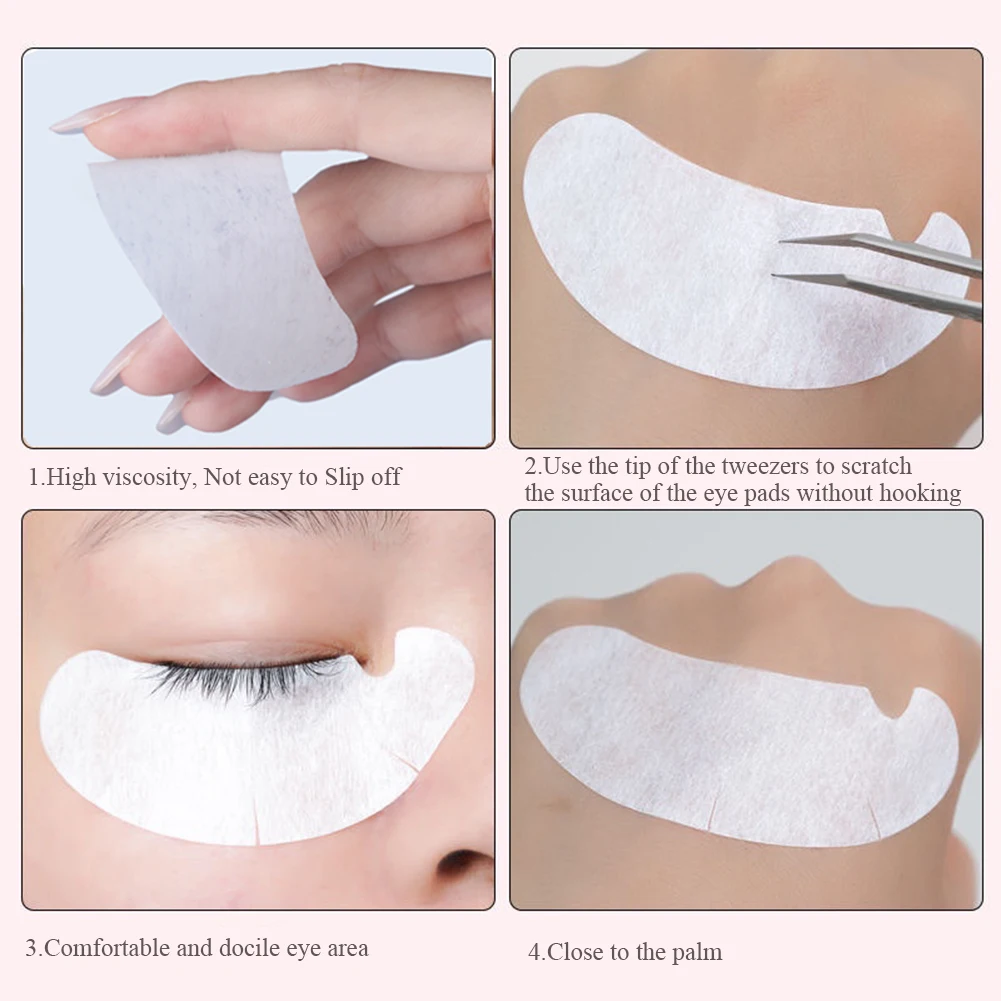 50/100PCS U Shape Eyelash Pads – Under Eye Gel recenzja i cena