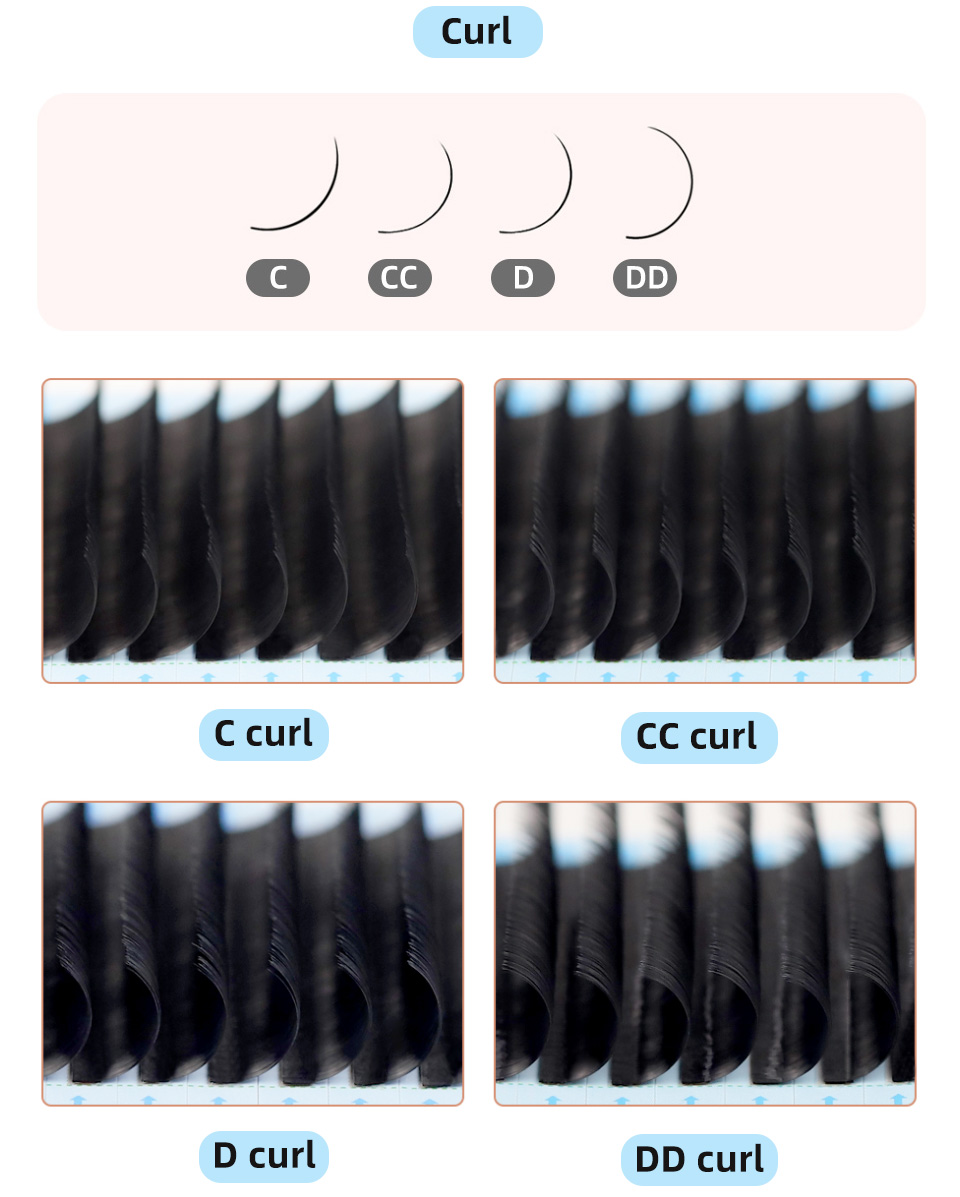 AGUUD J B C D Curl Volume Lash – Eyelash Extension Korea Natural recenzja i cena