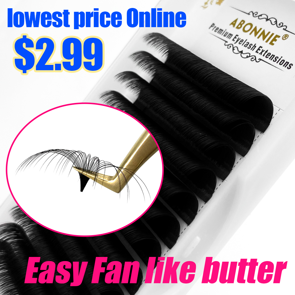 Abonnie 0.03-0.10mm Easy Fan L – Eyelash Extension Human Hair recenzja i cena