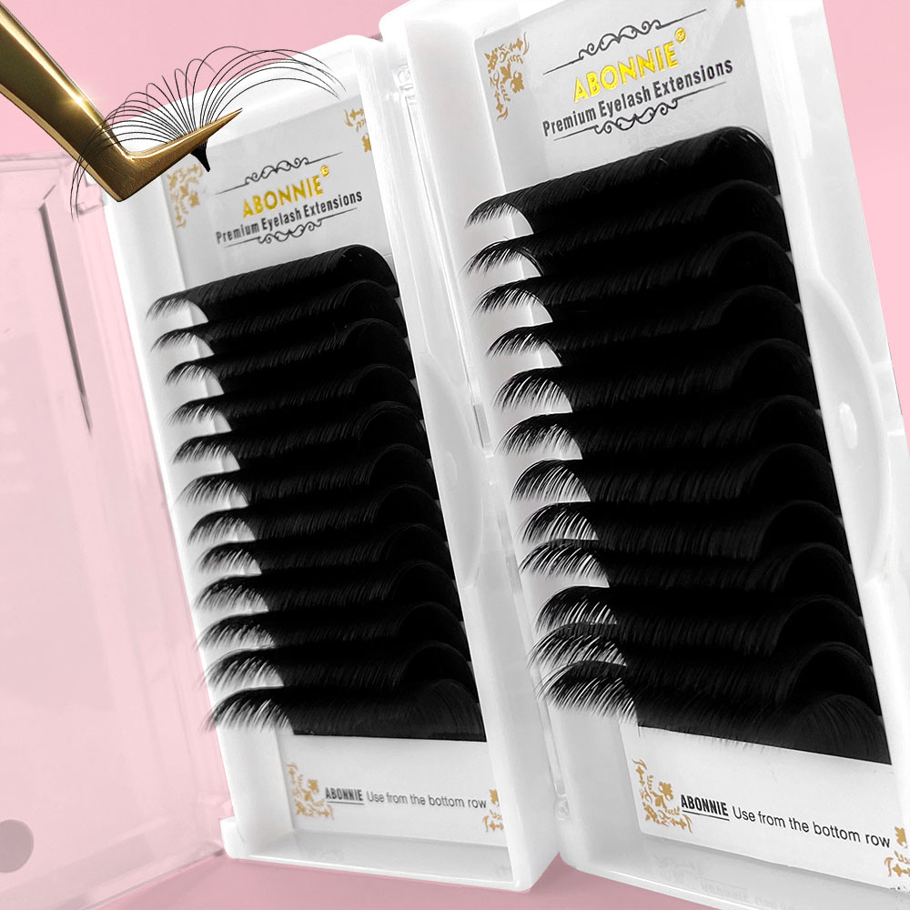 Abonnie 0.03-0.10mm Easy Fan L – Eyelash Extension Human Hair recenzja i cena