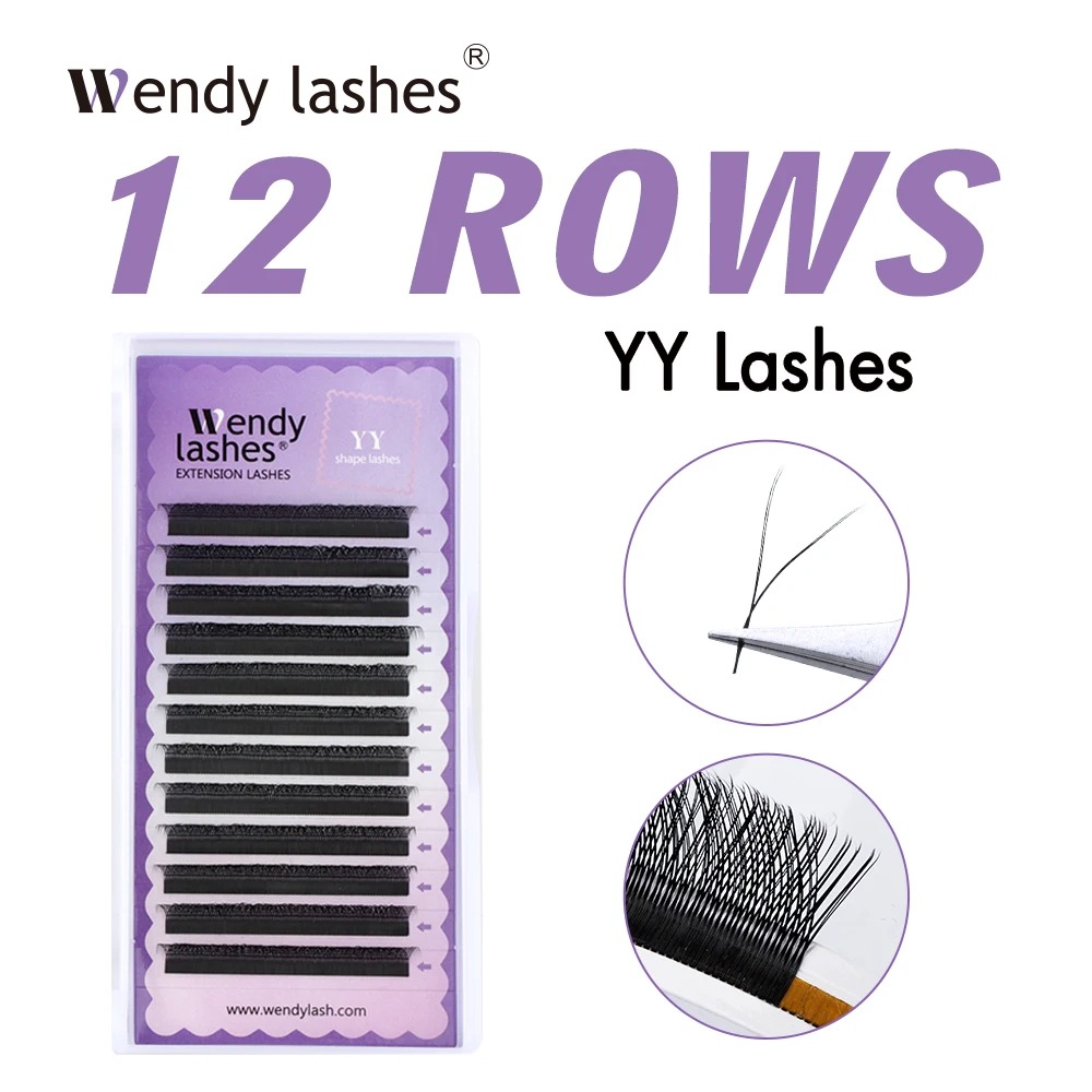WENDY 2D YY Shape C/D Curl Eya – Eyelash Extension Human Hair recenzja i cena