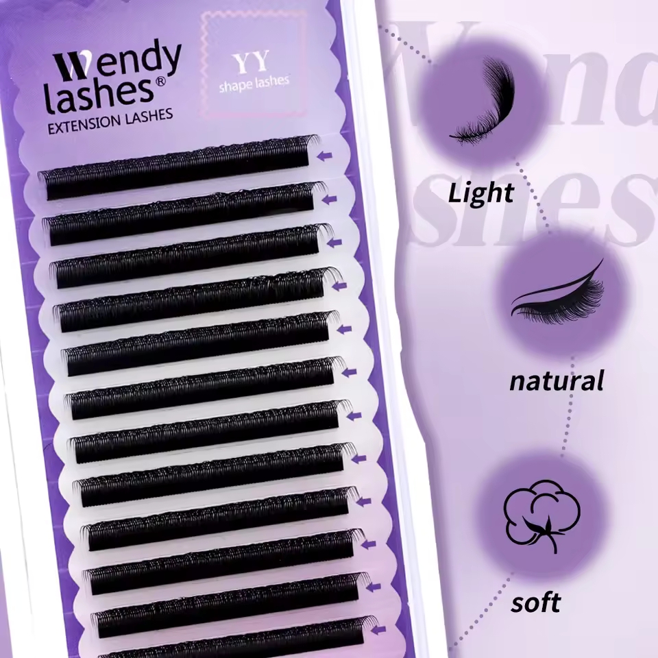 WENDY 2D YY Shape C/D Curl Eya – Eyelash Extension Human Hair recenzja i cena