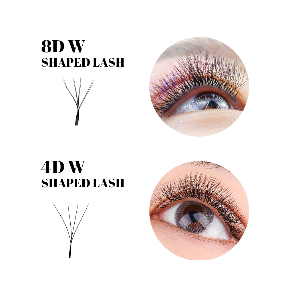 FADVAN Rzęsy w kształcie liter – Eyelash Extension Human Hair recenzja i cena