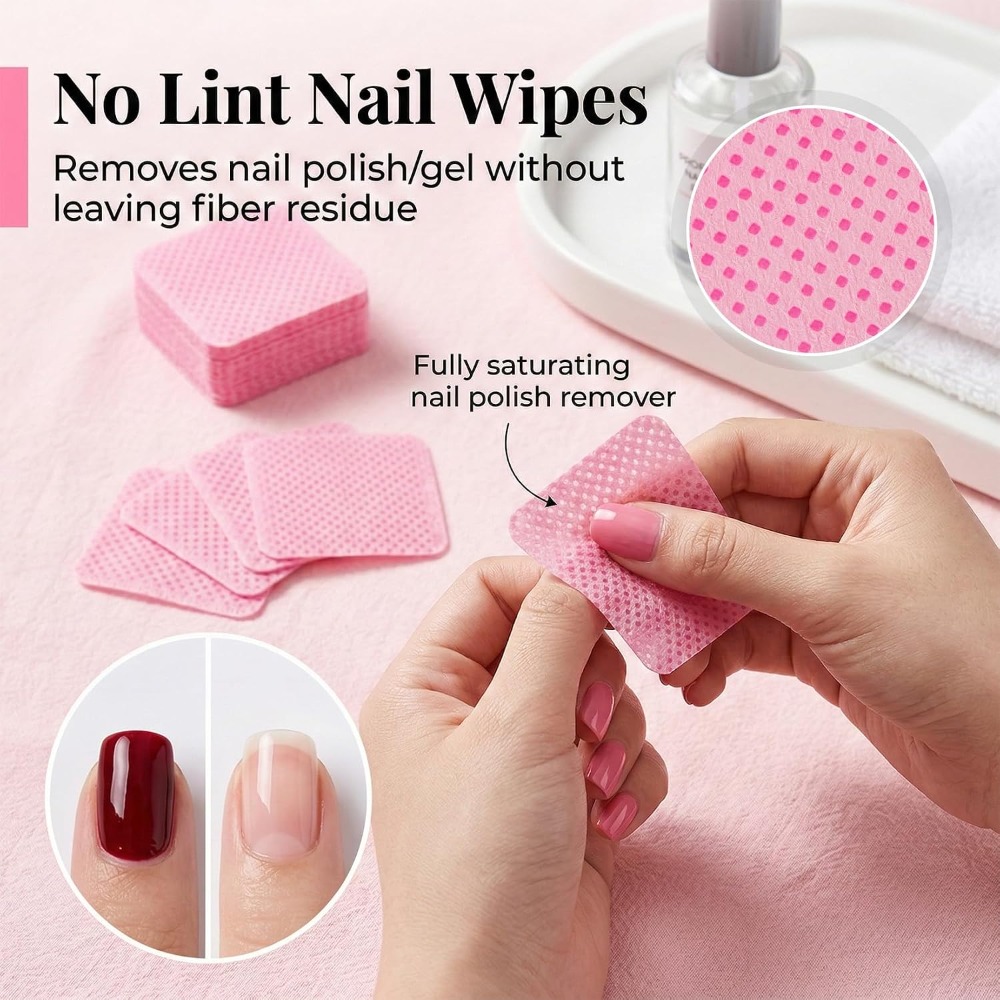 Bezpyłowe waciki do paznokci d – Eyelash Extension With Glue recenzja i cena