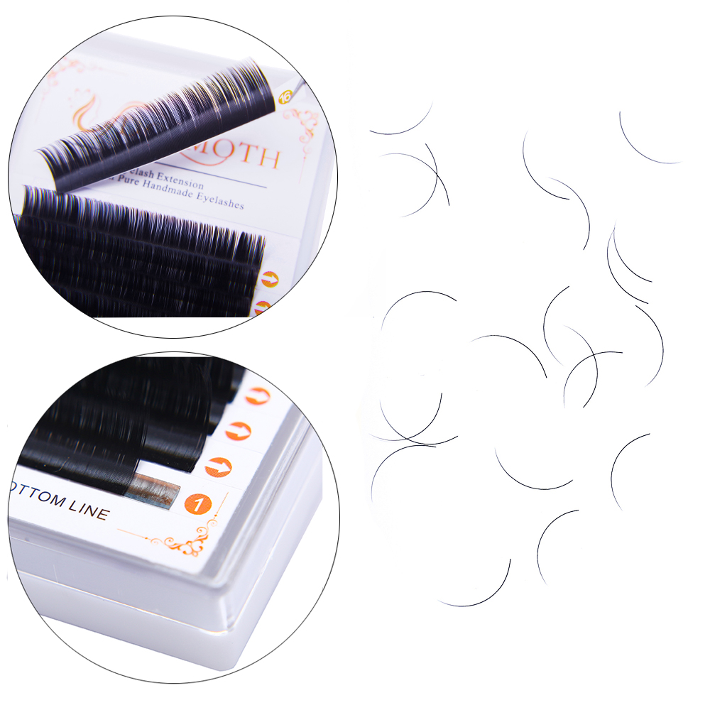 DOSMOTH 10 pudełek 16 rzędów 7 – Eyelash Extension Human Hair recenzja i cena