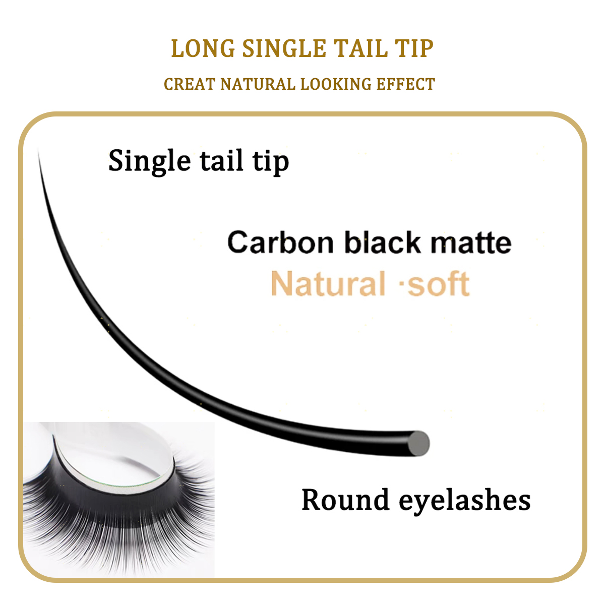 Domi Faux Mink False Individua – Eyelash Extension Human Hair recenzja i cena