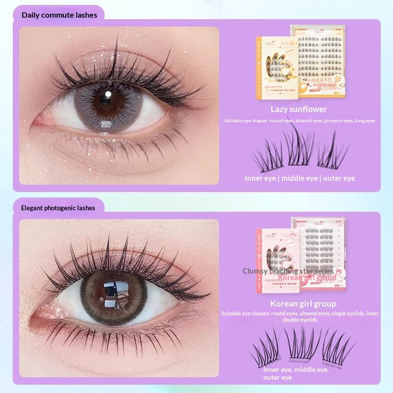7 rzędów samoprzylepnych rzęs  – Eyelash Extension With Glue recenzja i cena