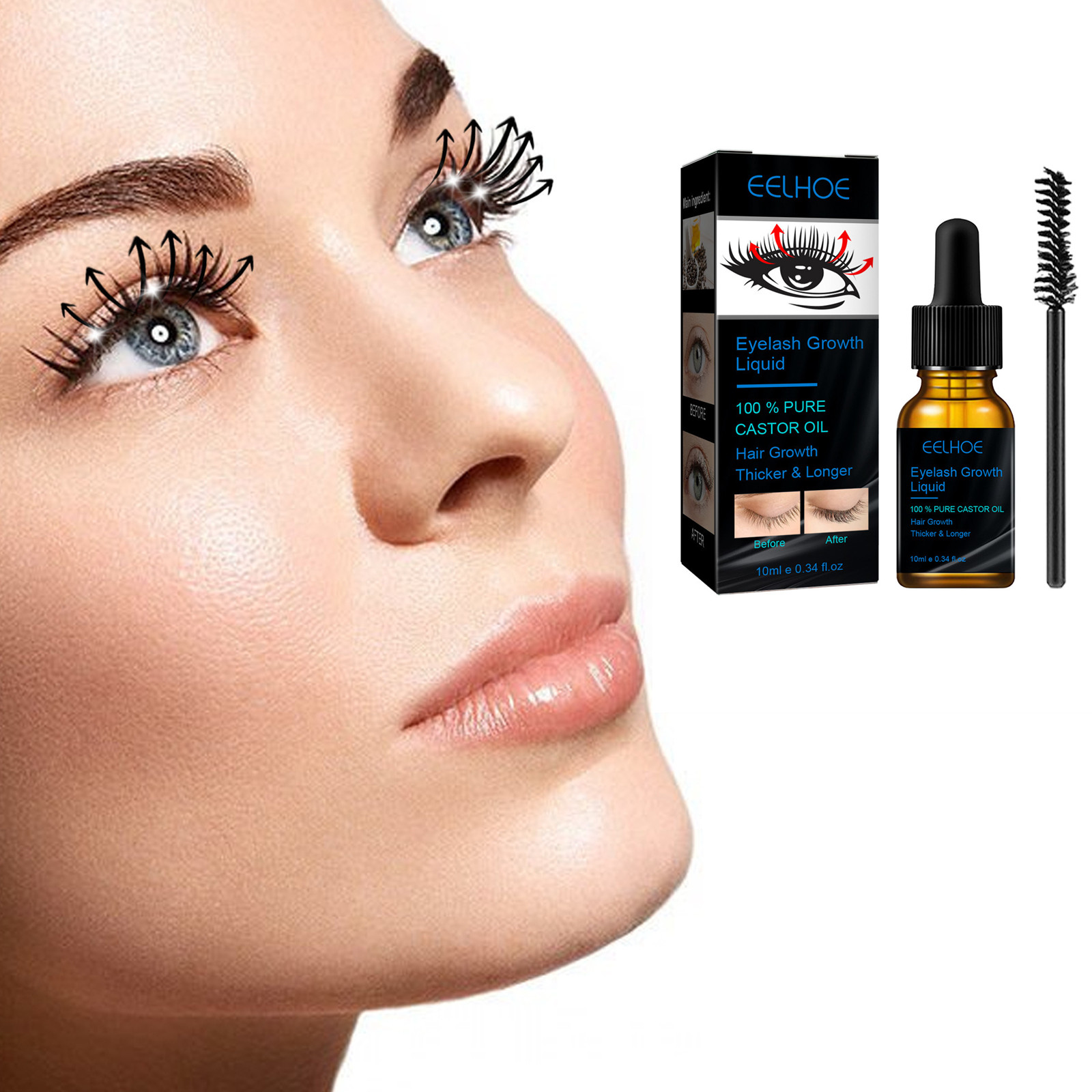 Serum do wzrostu rzęs z olejem – Eyelash Extension Human Hair recenzja i cena