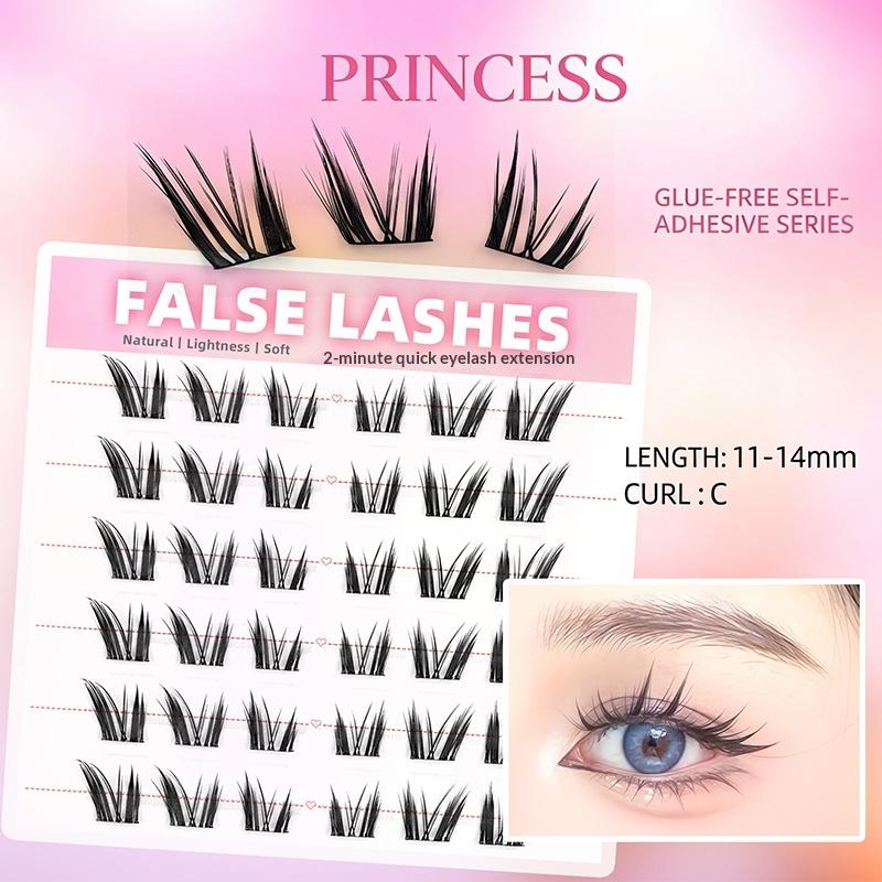 6 Rzędów Gęste Naturalne Sztuc – Eyelash Extension With Glue recenzja i cena